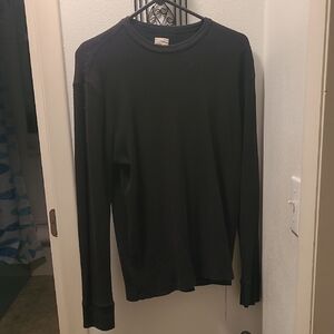 Black Long Sleeve Men's Shirt